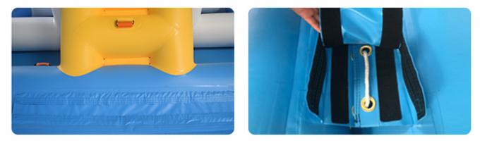 Les enfants flottant le parc aquatique gonflable/Aqua gonflable éclaboussent le parc pour le secteur peu profond