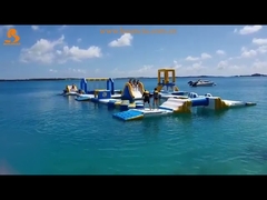 35mL*19mW Jeux de parc aquatique flottant gonflable aux Bermudes