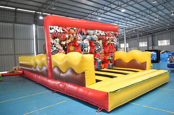 giant Blow Up Inflatable Water Park Obstacle Course 302.5m Long